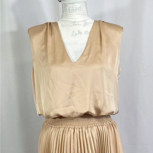Ramy Brook Rori Satin Pleated Minidress size S - Picture 6 of 12